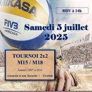 Tournoi jeune 5 juillet 2026